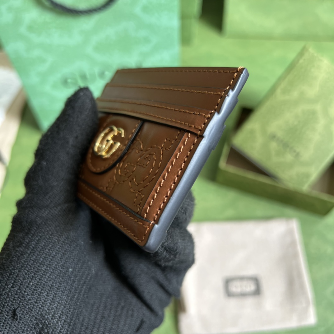 G*u*i gg matelassÉ card case