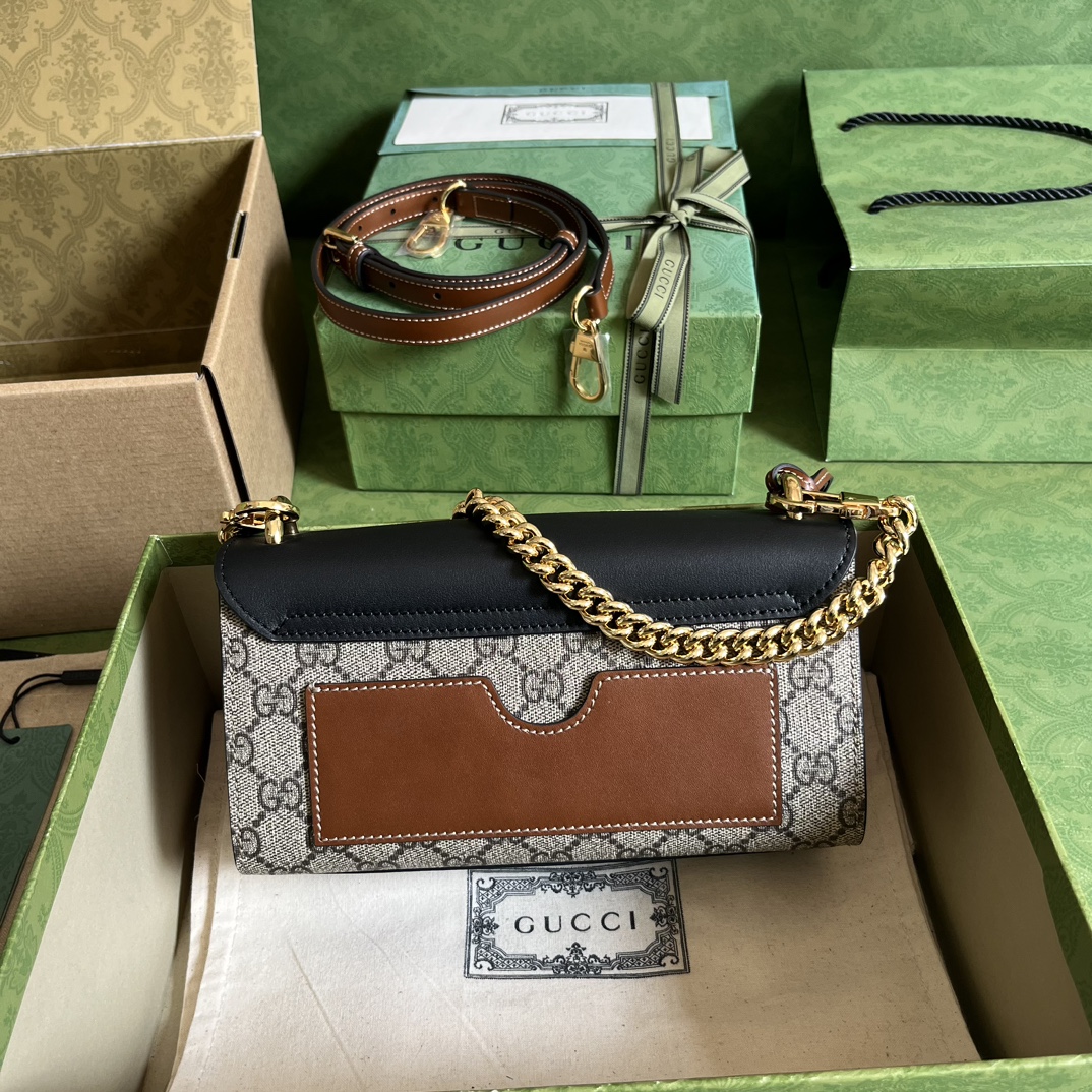 G*u*i padlock mini shoulder bag