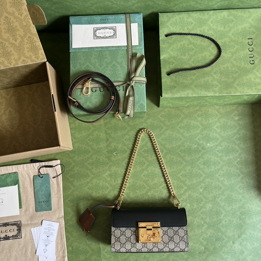 G*u*i padlock mini shoulder bag