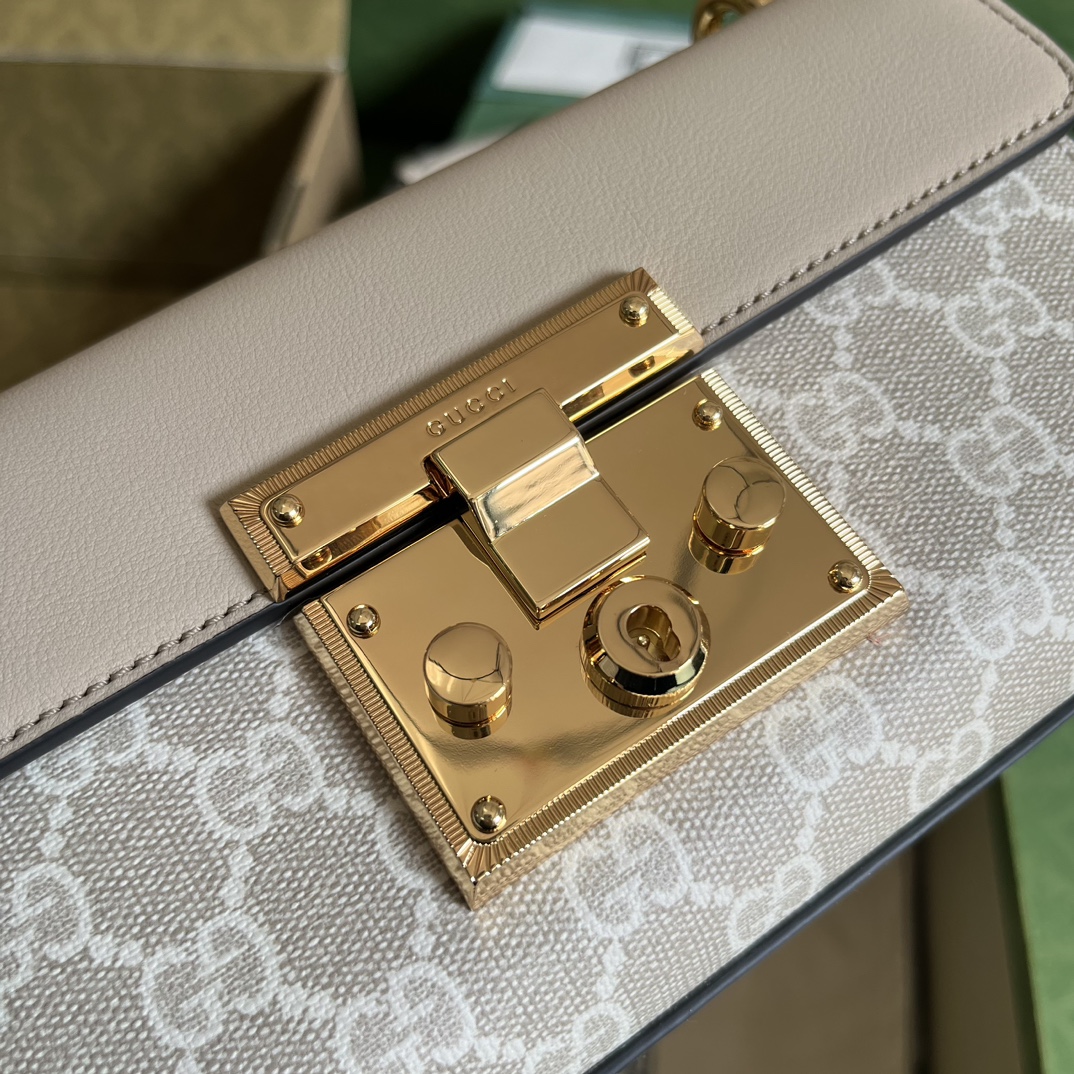 G*u*i padlock mini shoulder bag