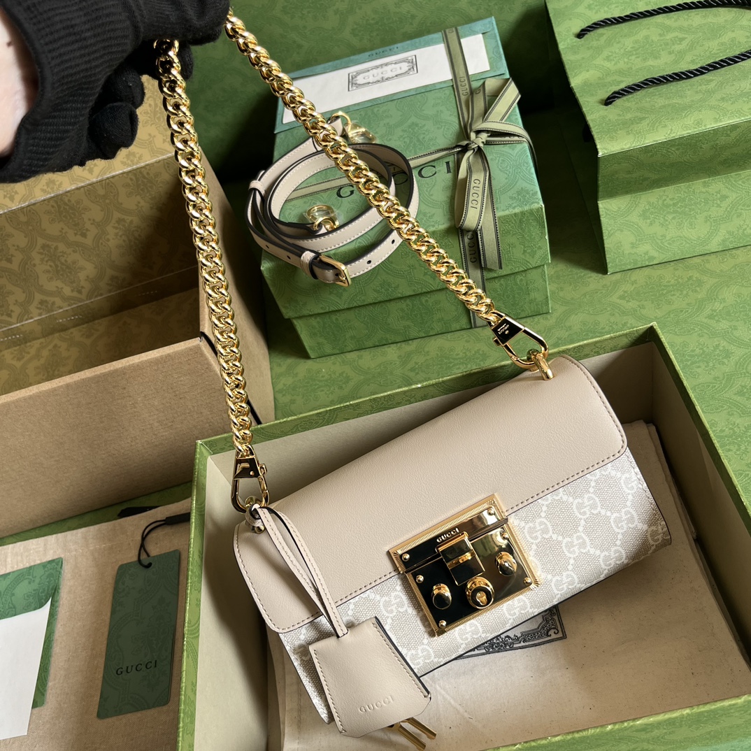 G*u*i padlock mini shoulder bag