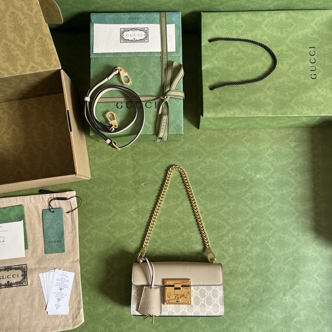 G*u*i padlock mini shoulder bag