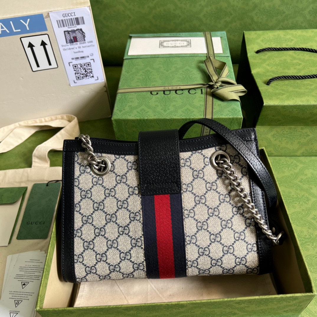 CUCCI PADLOCK SMALL GG SHOULDER BAG