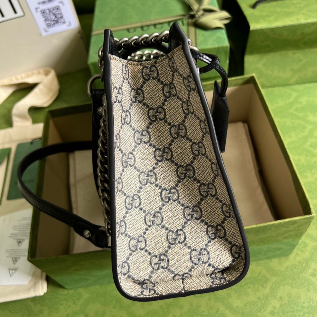 CUCCI PADLOCK SMALL GG SHOULDER BAG