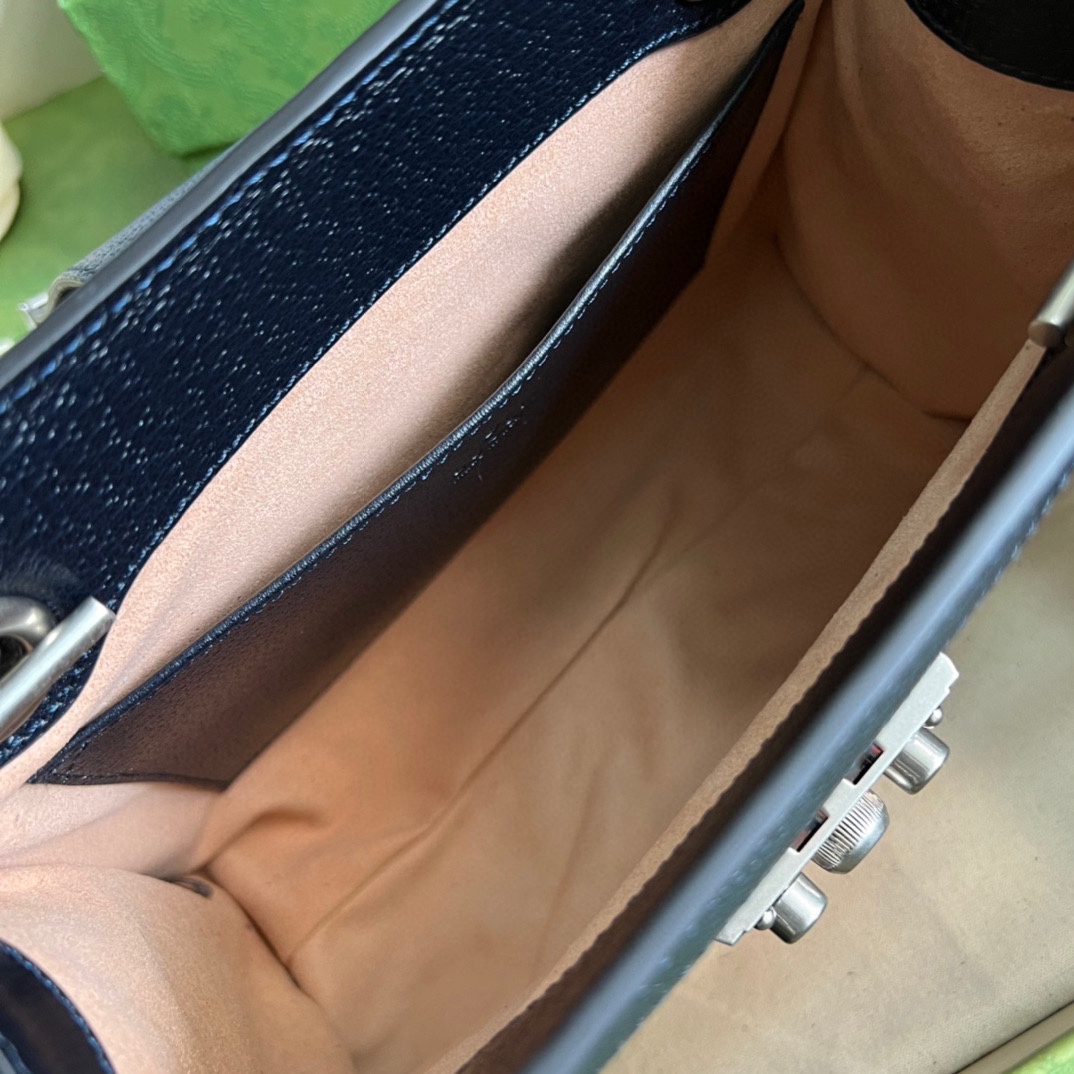 CUCCI PADLOCK SMALL GG SHOULDER BAG