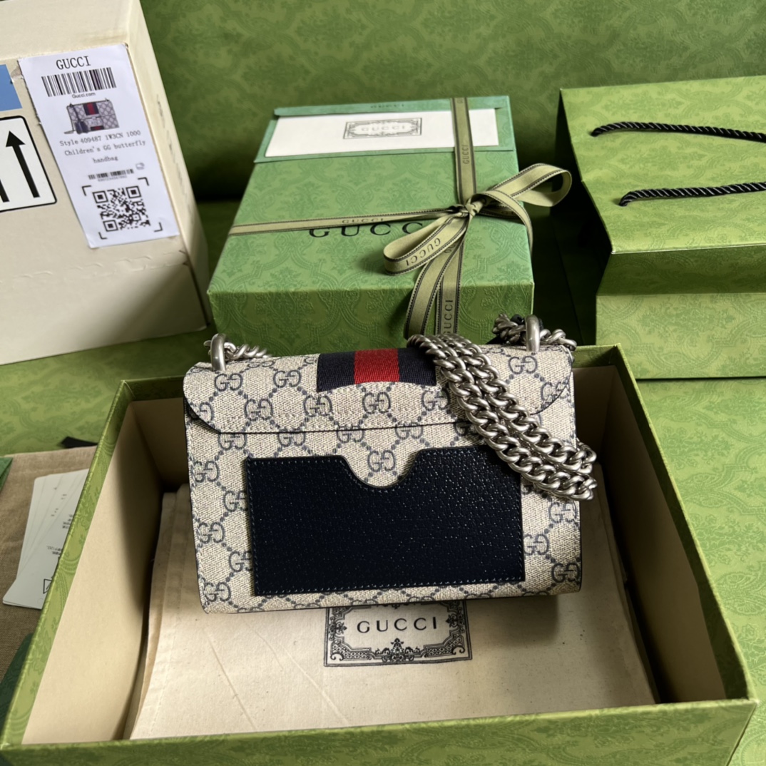 CUCCI PADLOCK SMALL GG SHOULDER BAG