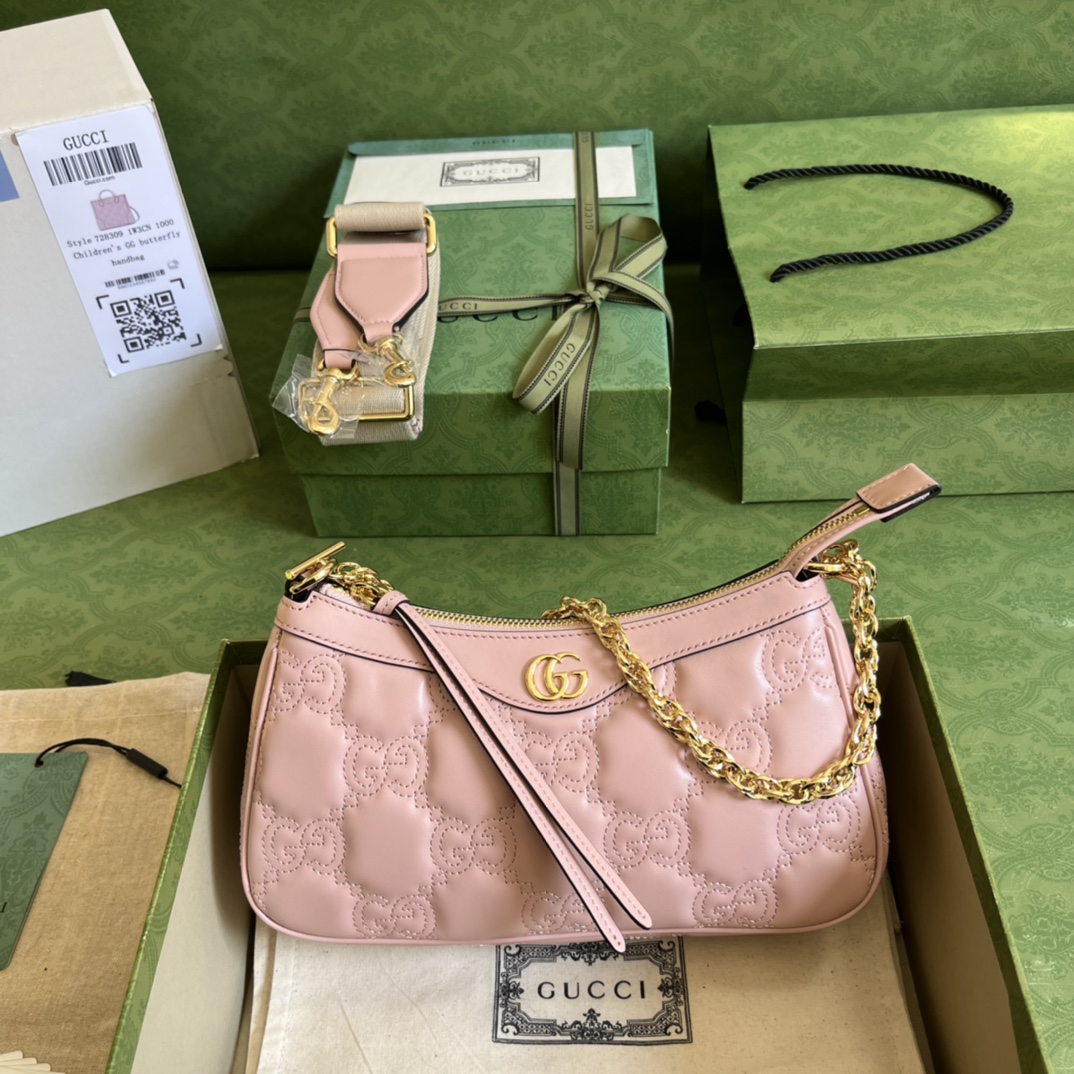G*u*i matelassé handbag