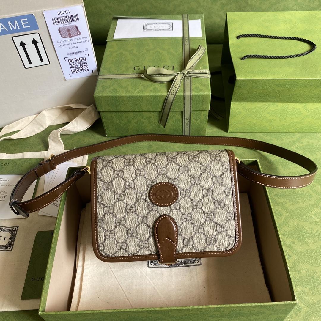 G*u*i mini shoulder bag with interlocking g