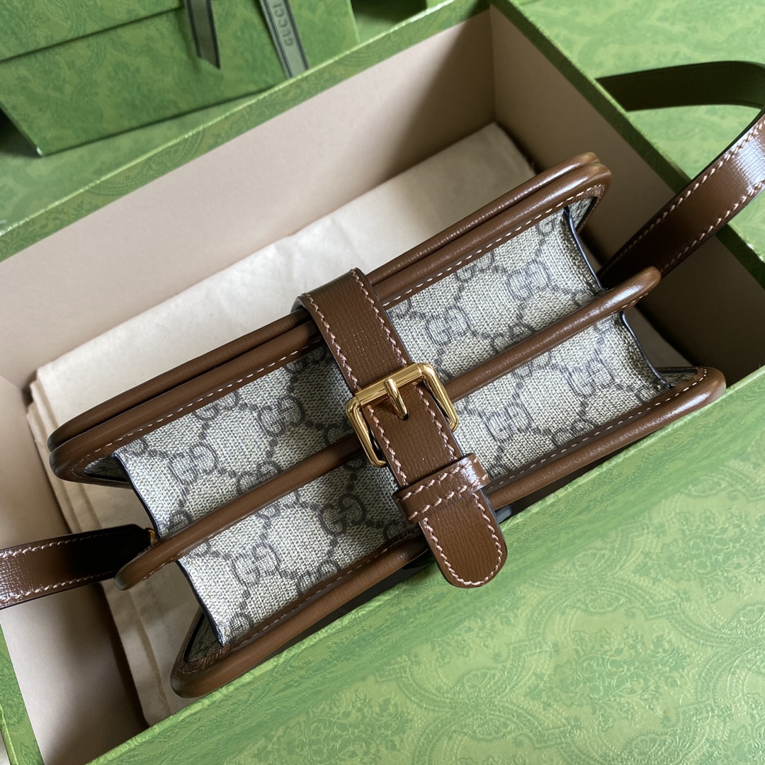 G*u*i mini shoulder bag with interlocking g