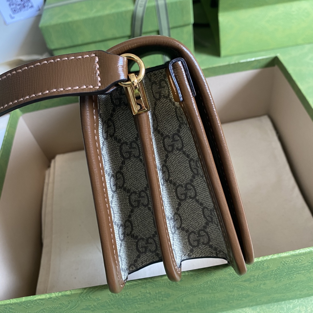 G*u*i mini shoulder bag with interlocking g