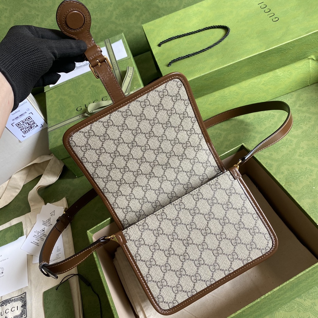 G*u*i mini shoulder bag with interlocking g