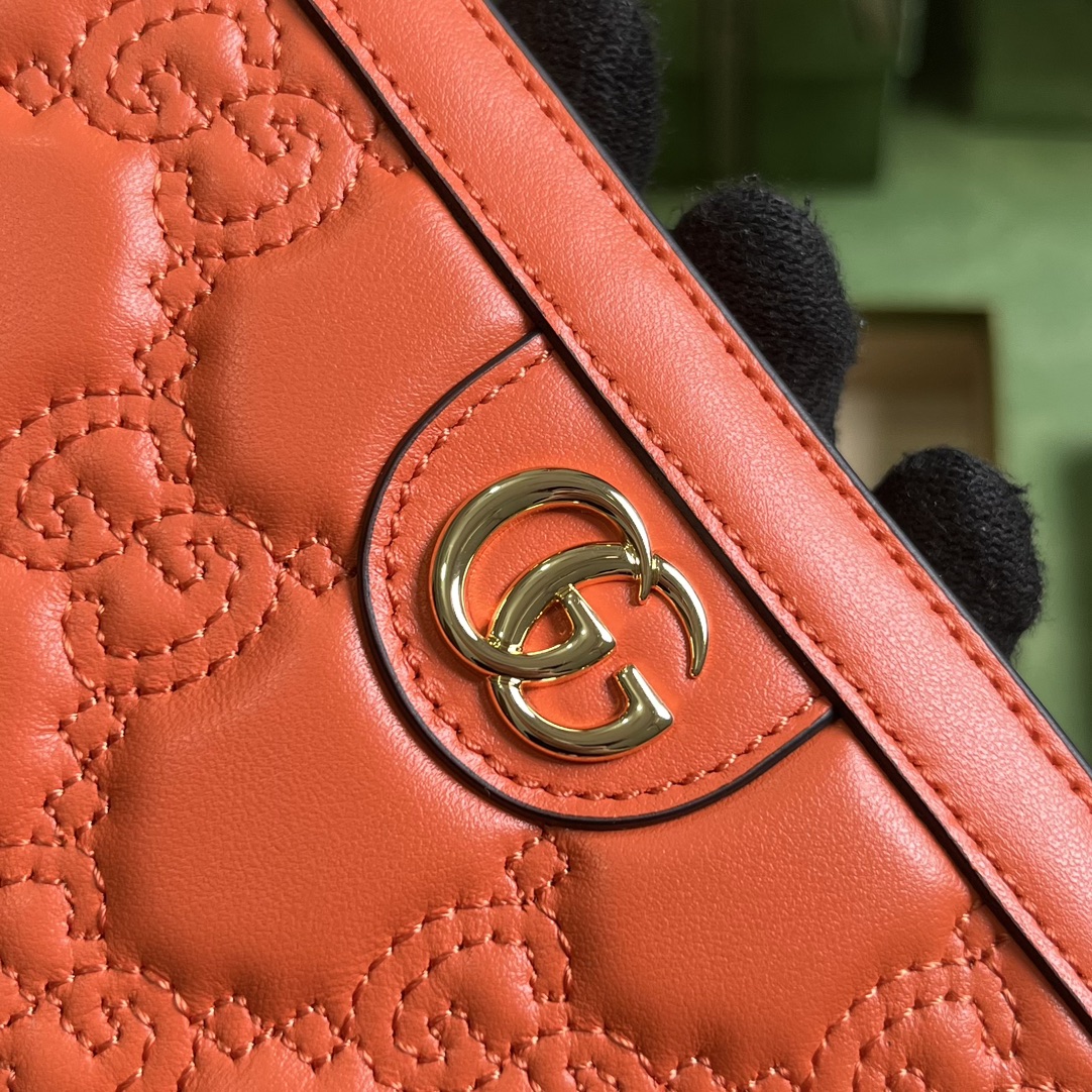 G*u*i gg matelassÉ zip-around wallet