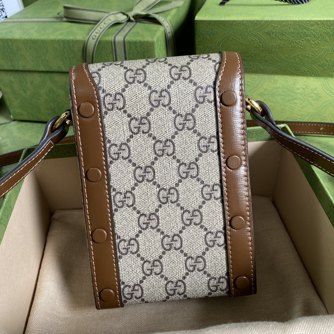 G*u*i G*u*i horsebit 1955 mini bag