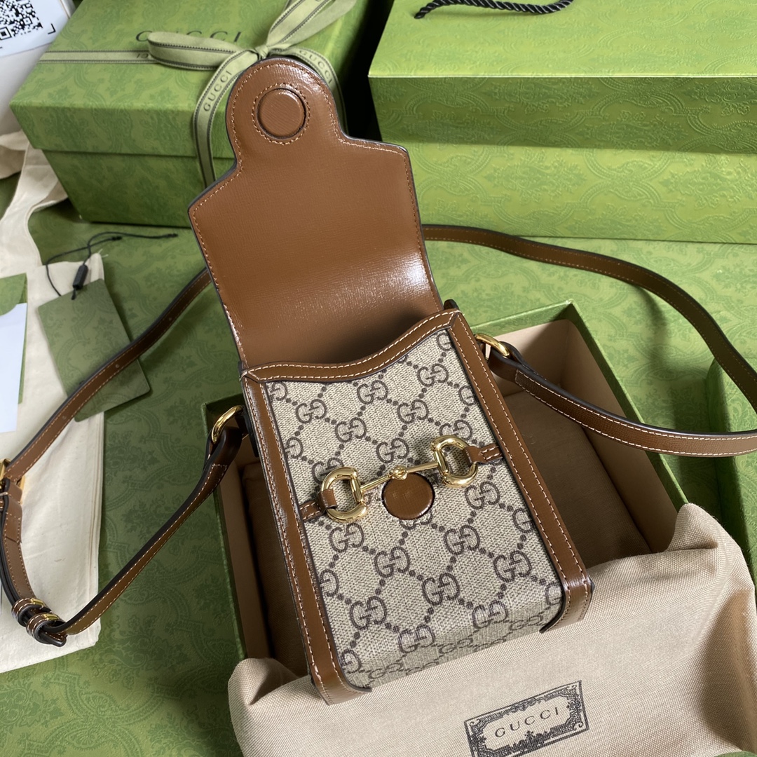 G*u*i G*u*i horsebit 1955 mini bag