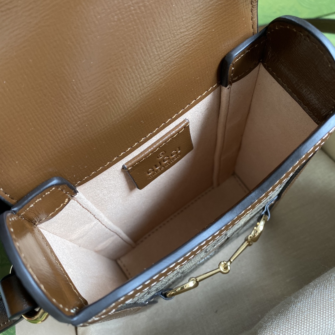 G*u*i G*u*i horsebit 1955 mini bag