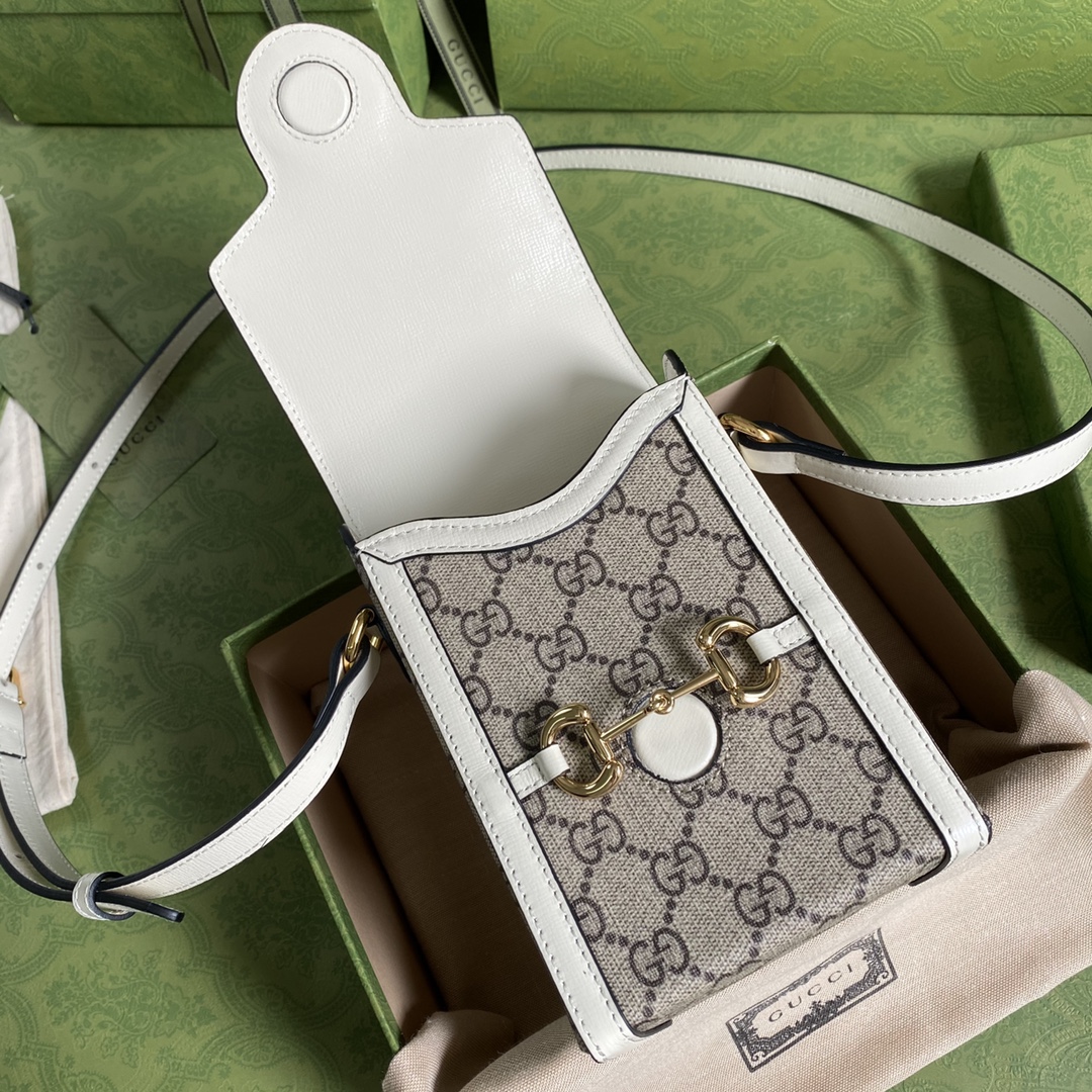 G*u*i G*u*i horsebit 1955 mini bag