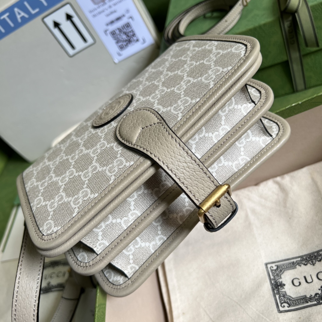 G*u*i mini shoulder bag with interlocking g