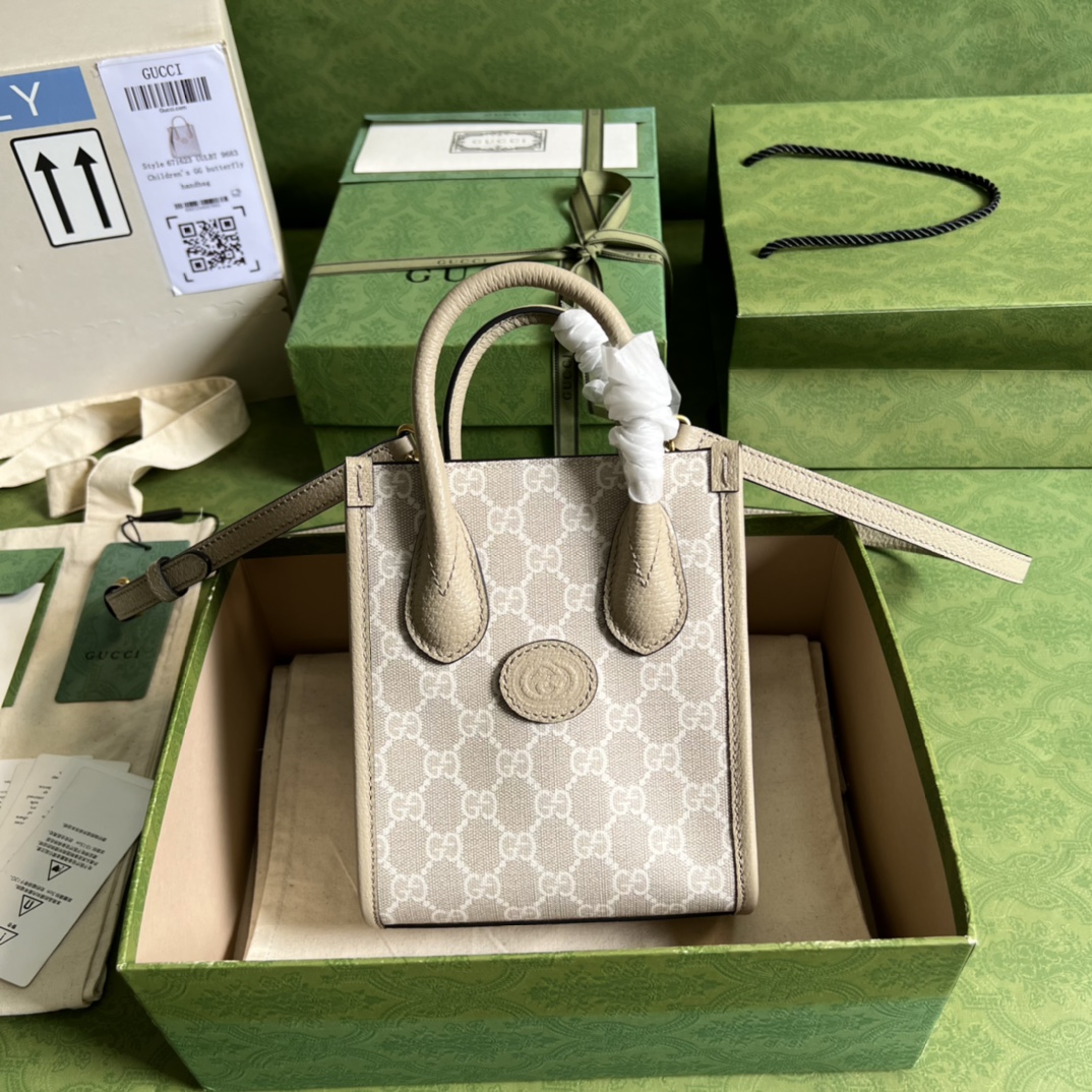 G*u*i mini tote bag with interlocking g
