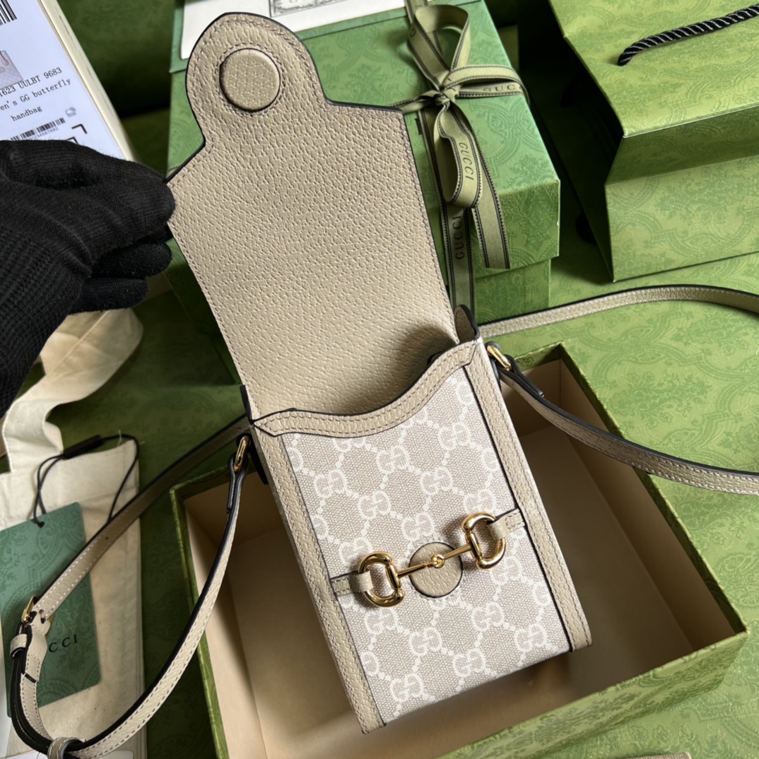 G*u*i G*u*i horsebit 1955 mini bag