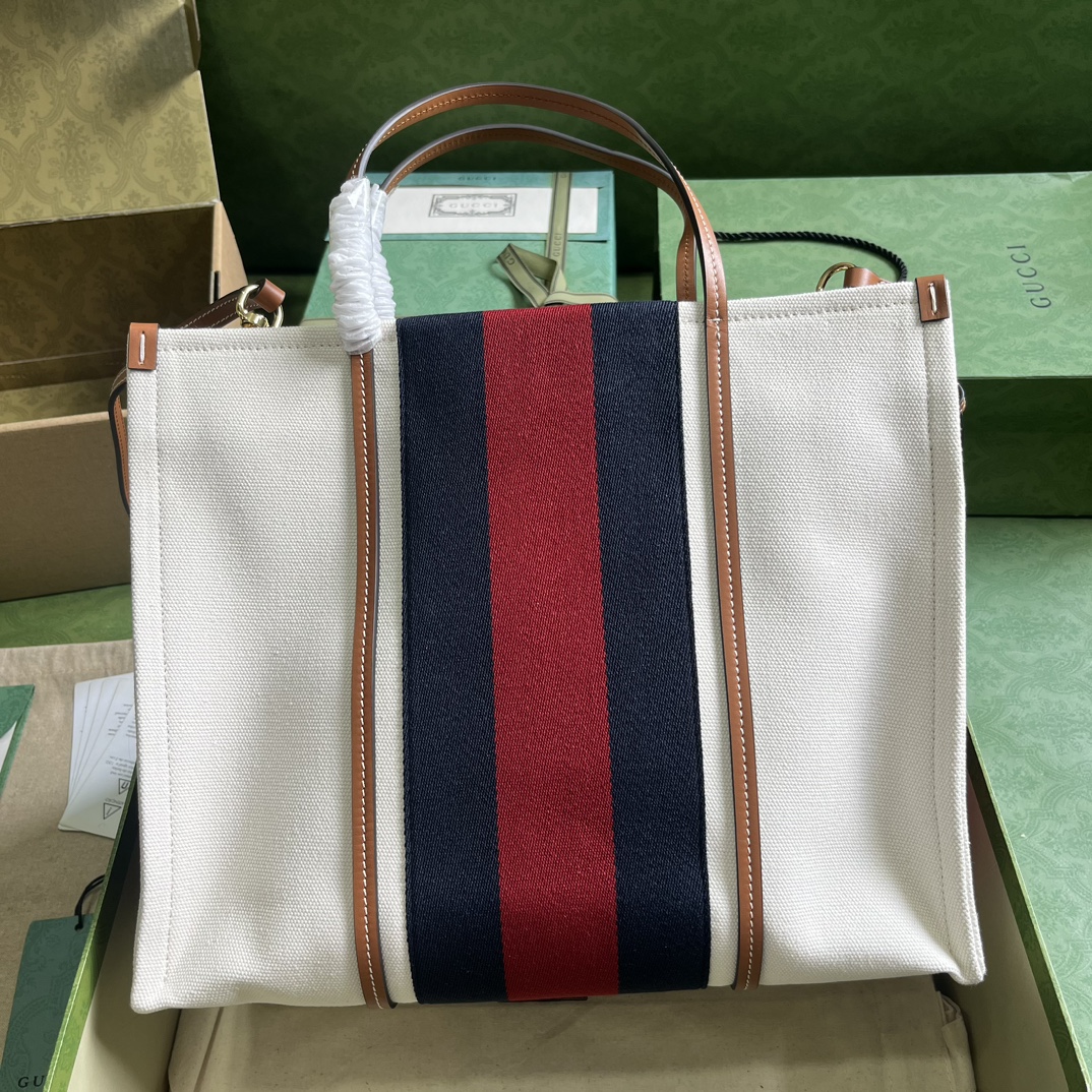 G*u*i medium interlocking g tote bag