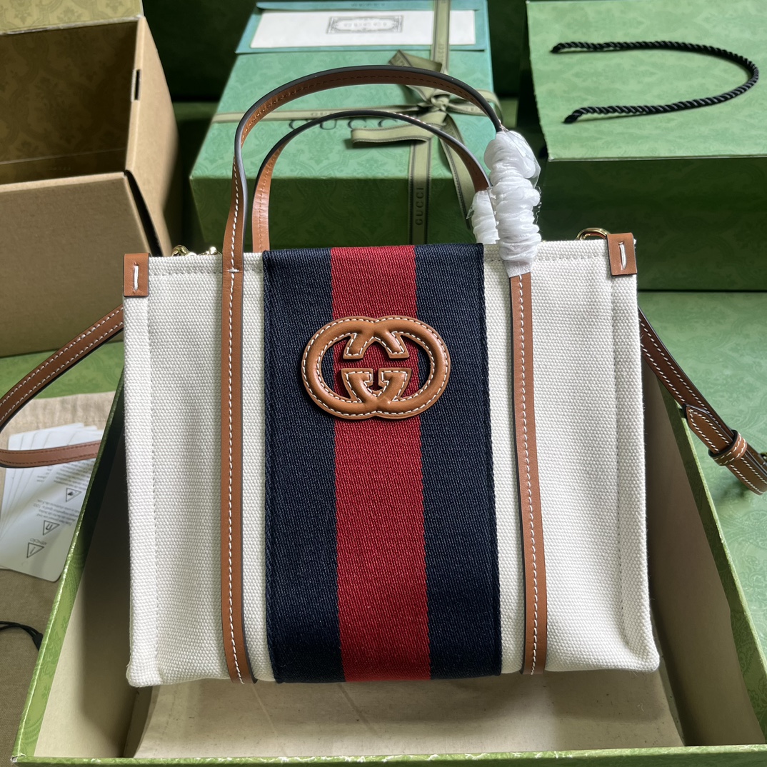 G*u*i mini interlocking g tote bag