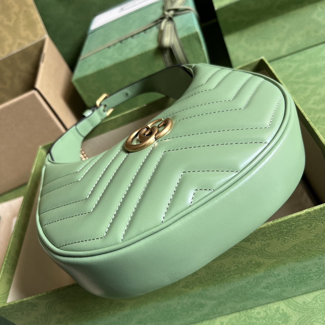 G*u*i marmont half-moon-shaped mini bag