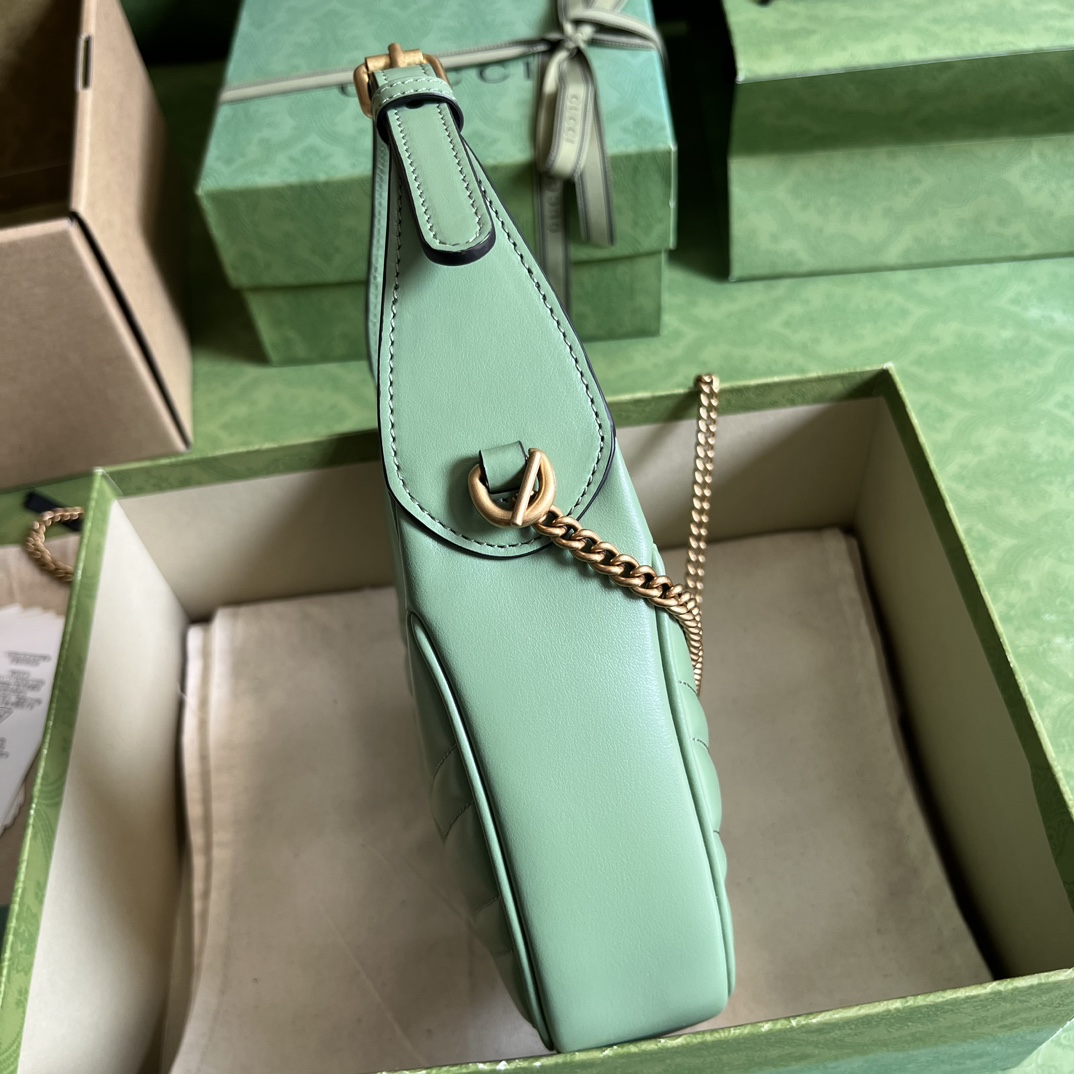 G*u*i marmont half-moon-shaped mini bag