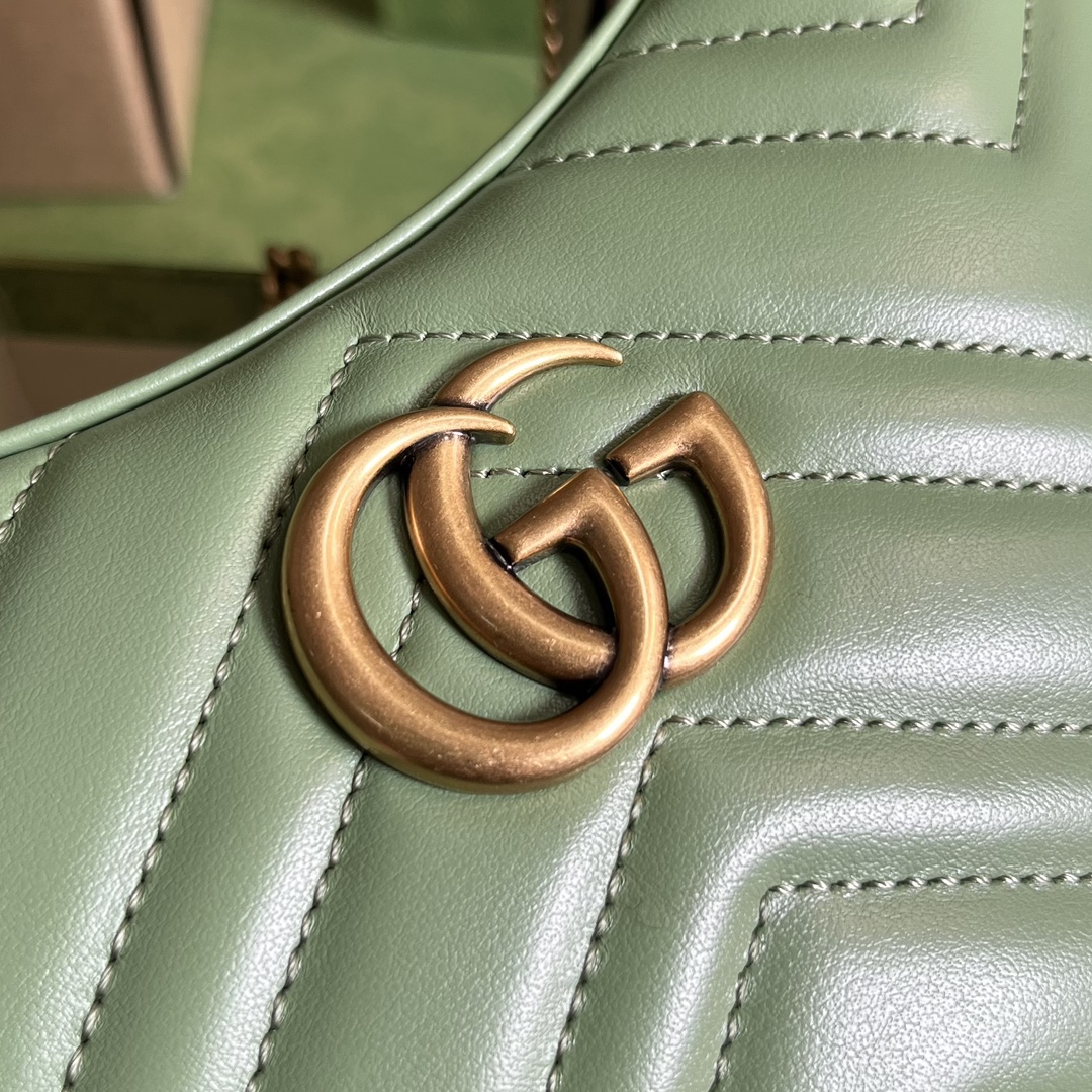 G*u*i marmont half-moon-shaped mini bag