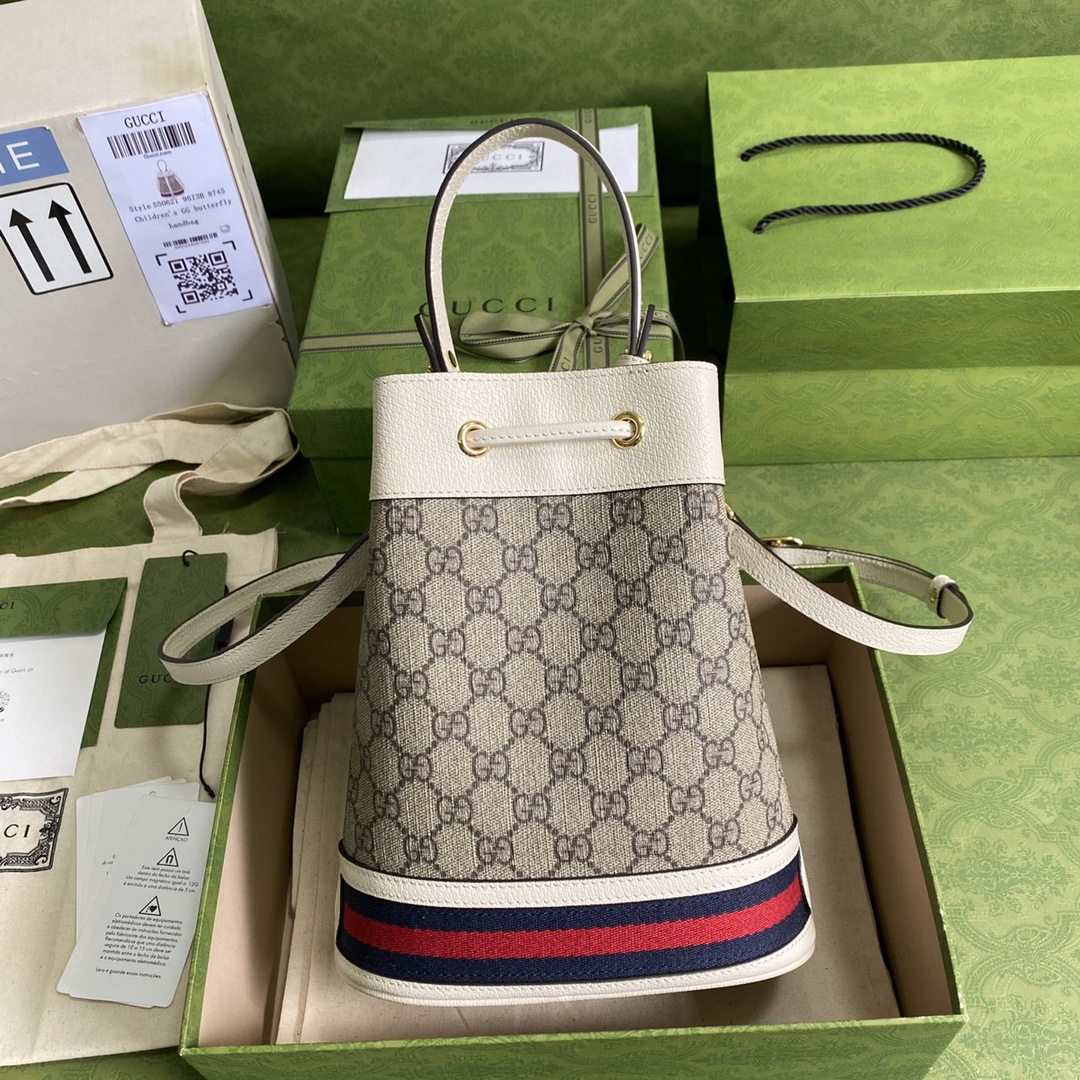 G*u*i ophidia gg small bucket bag