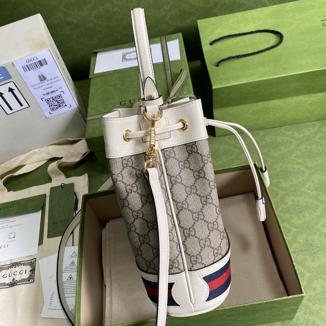 G*u*i ophidia gg small bucket bag