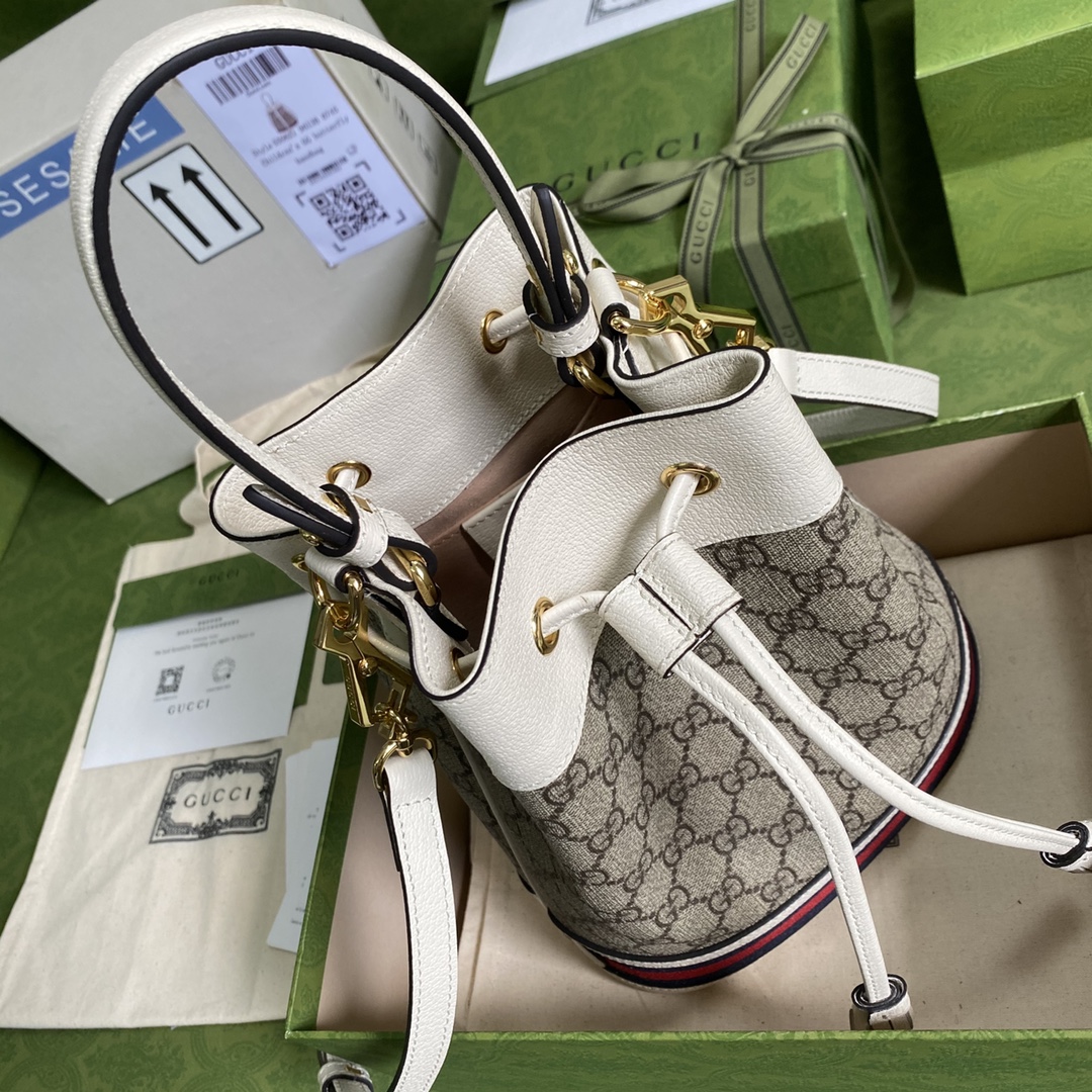 G*u*i ophidia gg small bucket bag