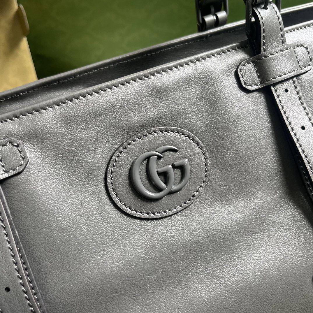 G*u*i large tote bag with tonal double g