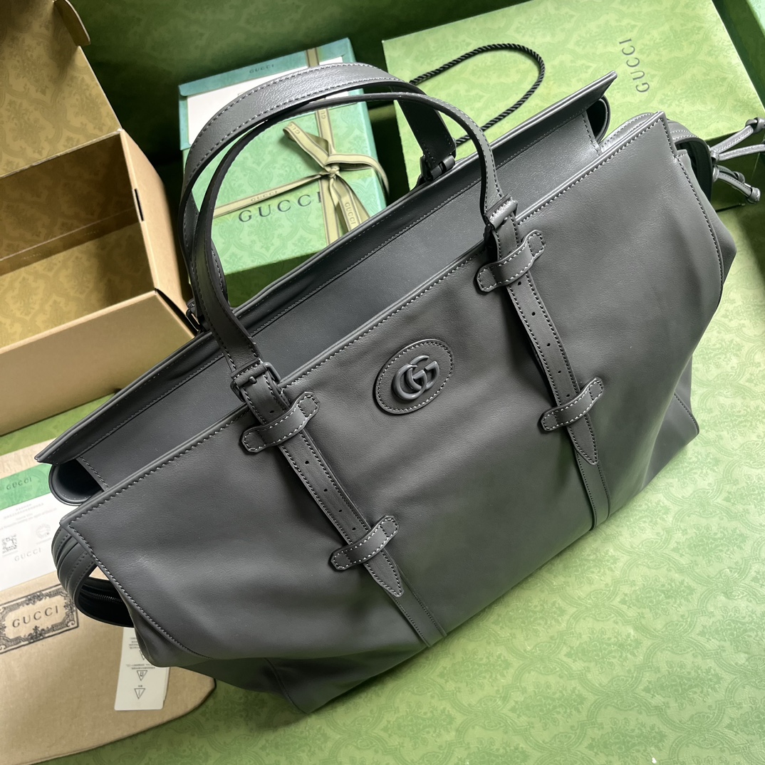 G*u*i large tote bag with tonal double g