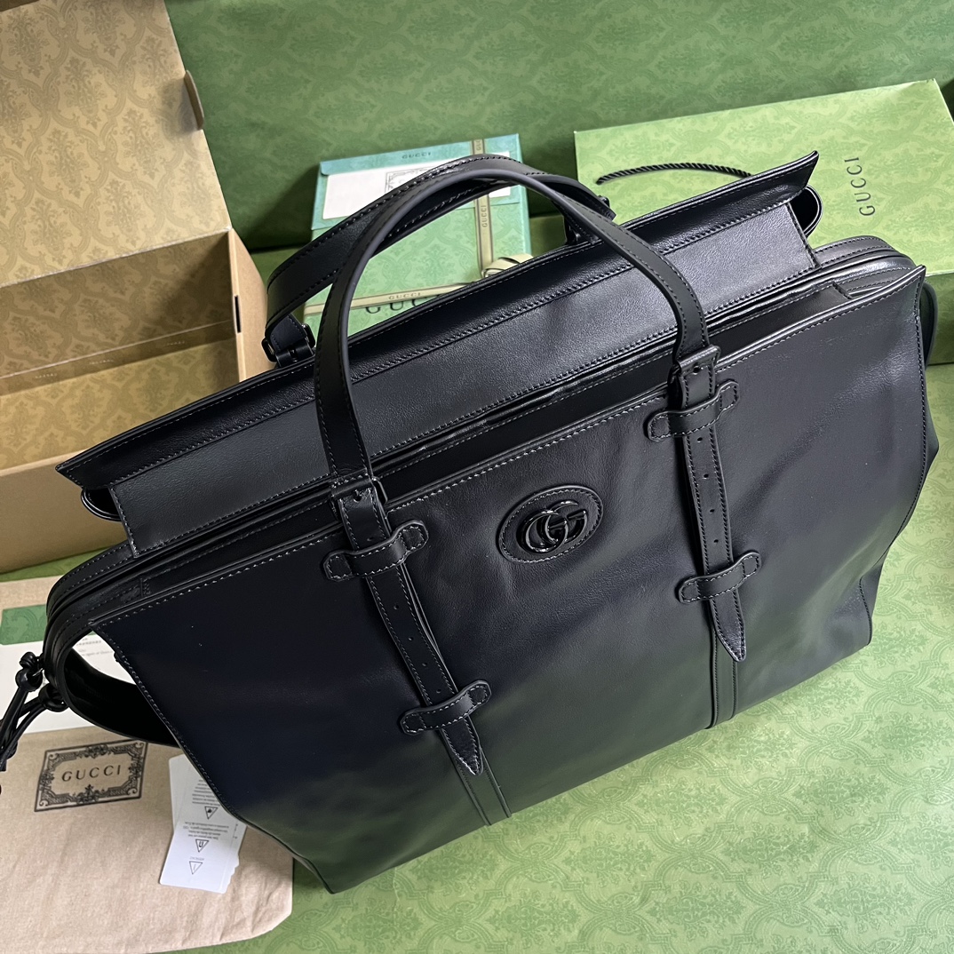 G*u*i large tote bag with tonal double g