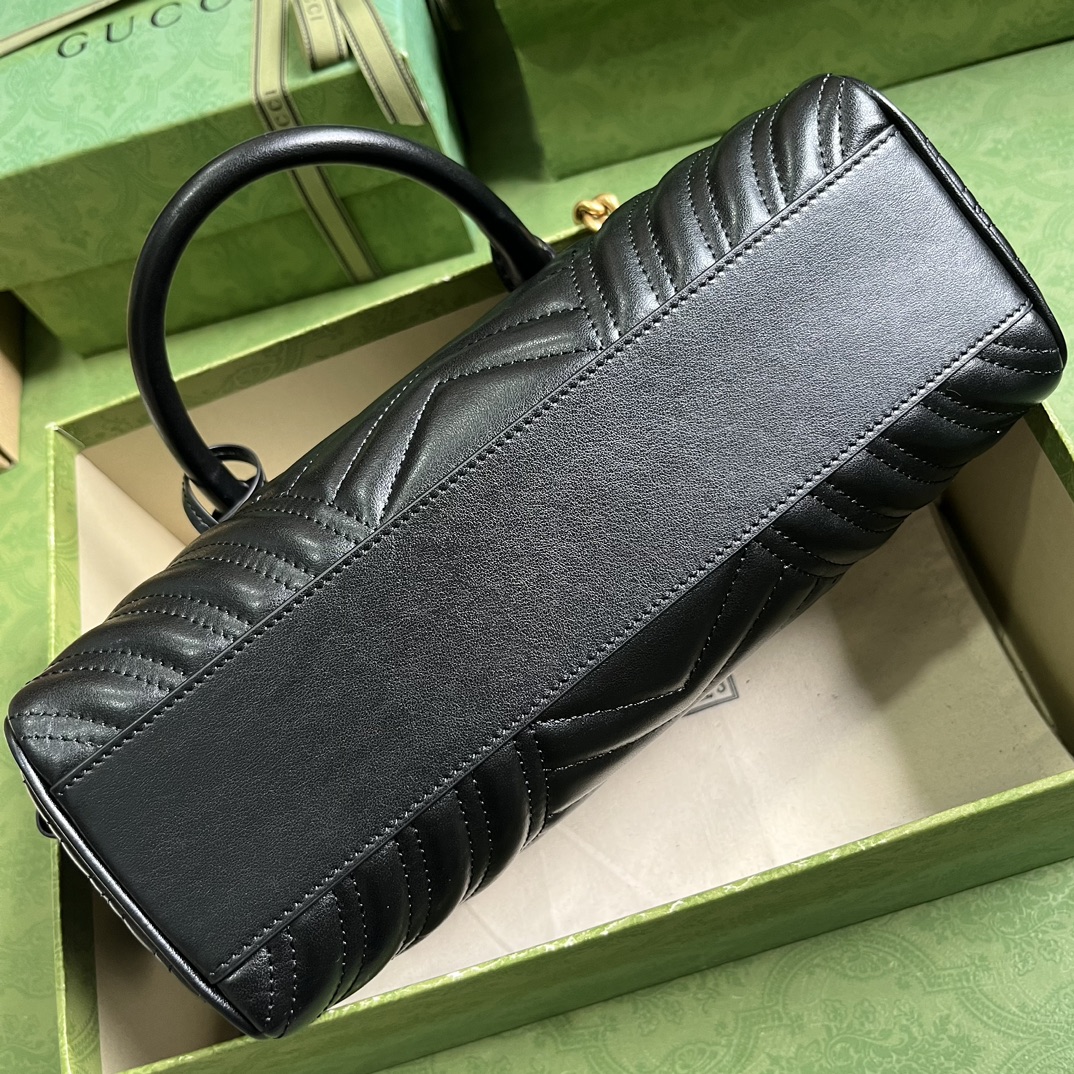 G*u*i gg marmont small top handle bag