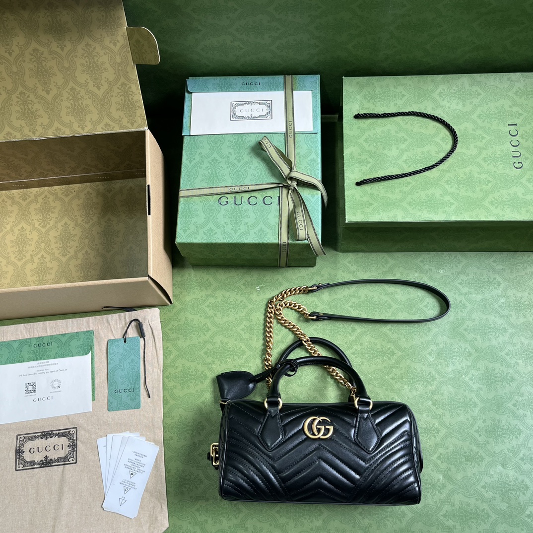 G*u*i gg marmont small top handle bag