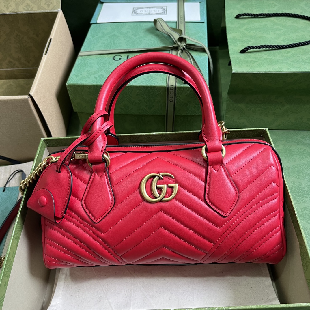 G*u*i gg marmont small top handle bag