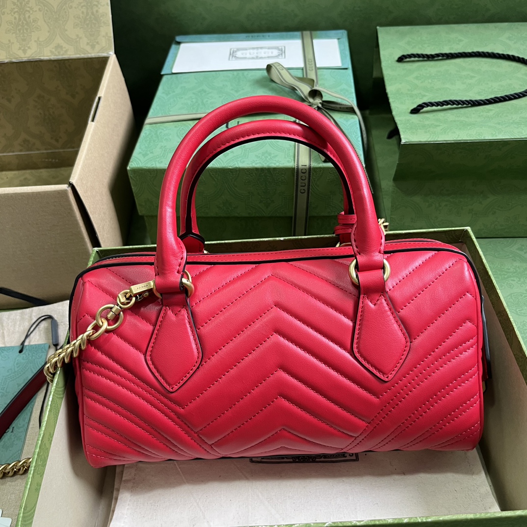 G*u*i gg marmont small top handle bag