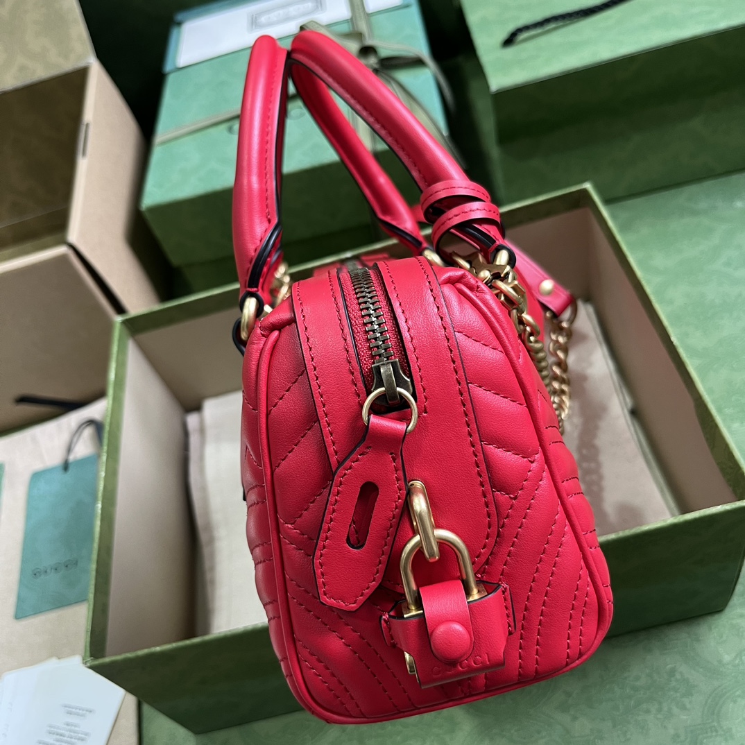 G*u*i gg marmont small top handle bag