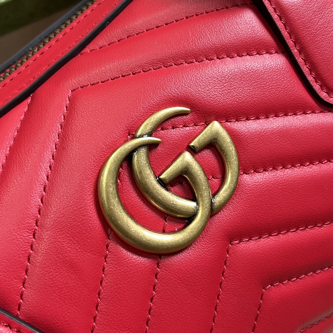 G*u*i gg marmont small top handle bag