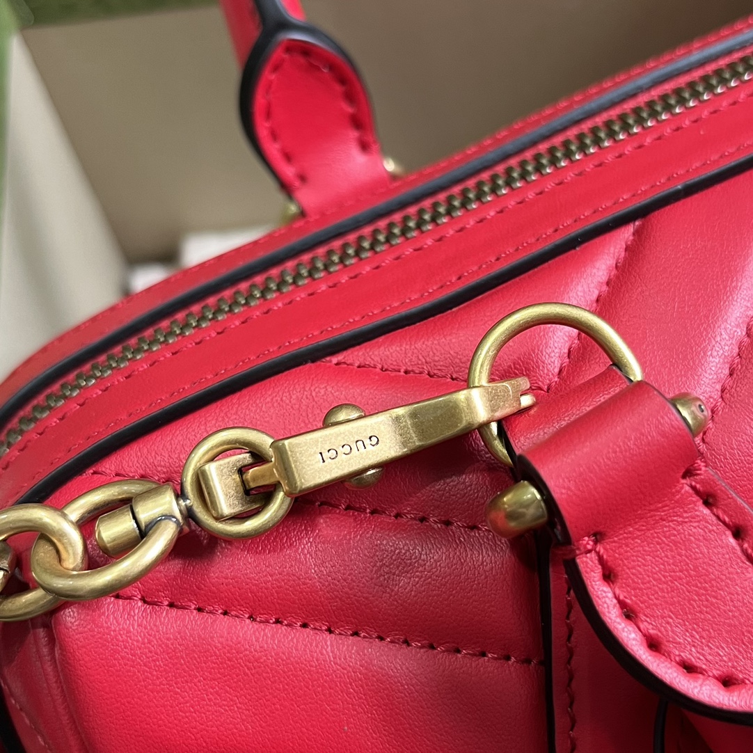 G*u*i gg marmont small top handle bag