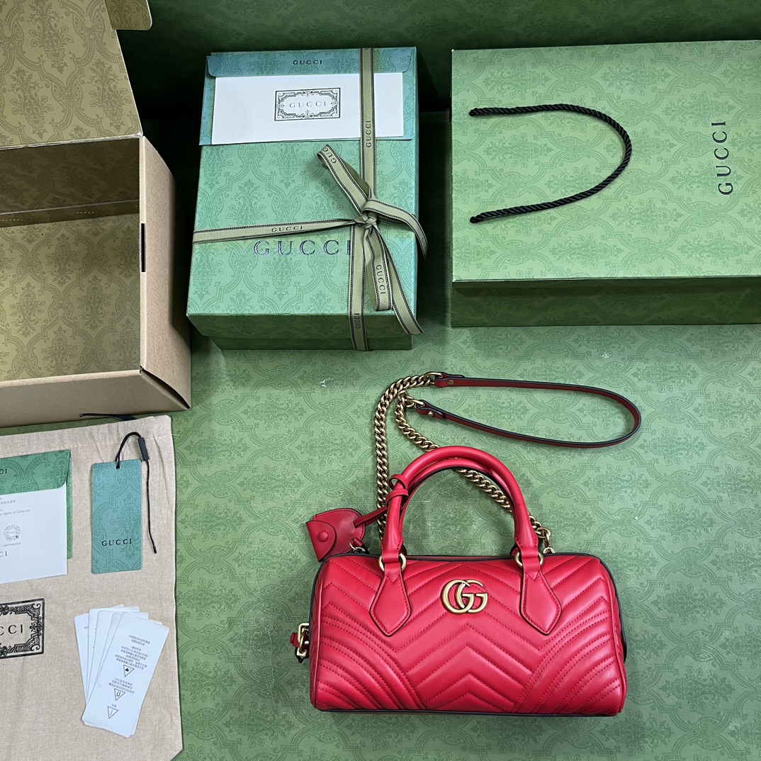 G*u*i gg marmont small top handle bag