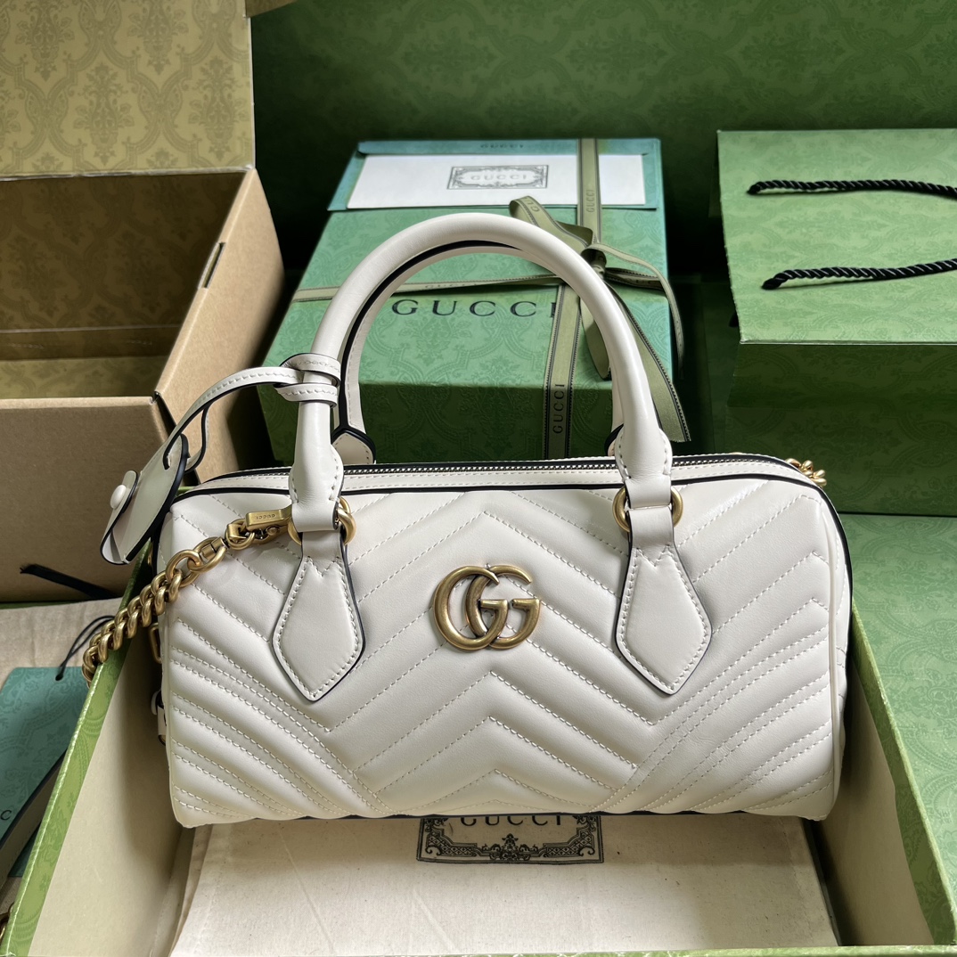G*u*i gg marmont small top handle bag