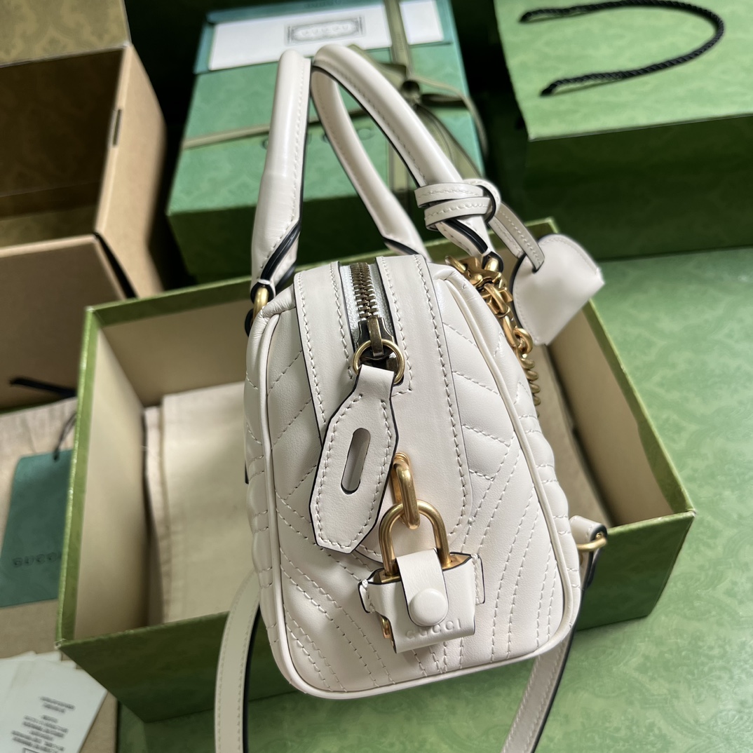 G*u*i gg marmont small top handle bag
