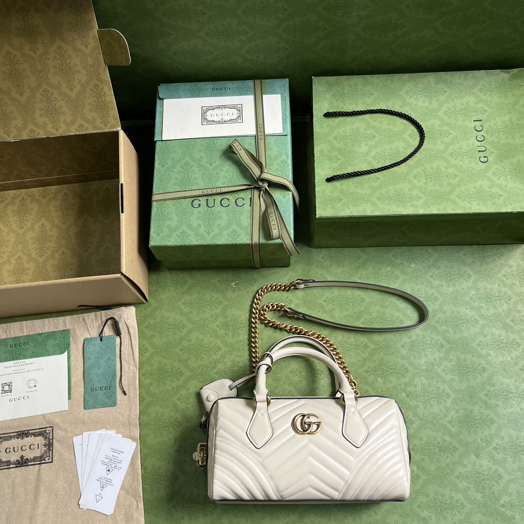 G*u*i gg marmont small top handle bag