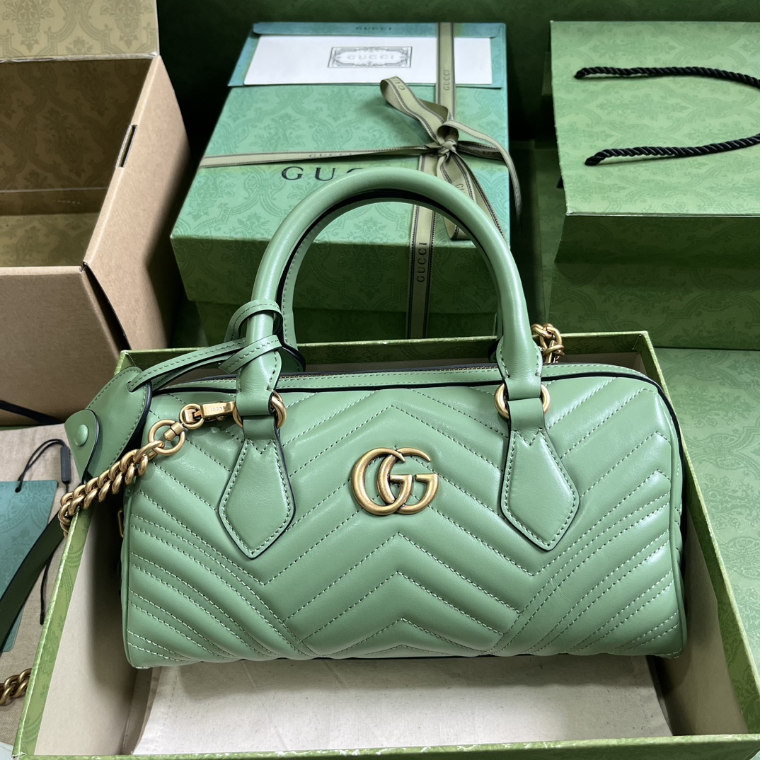 G*u*i gg marmont small top handle bag