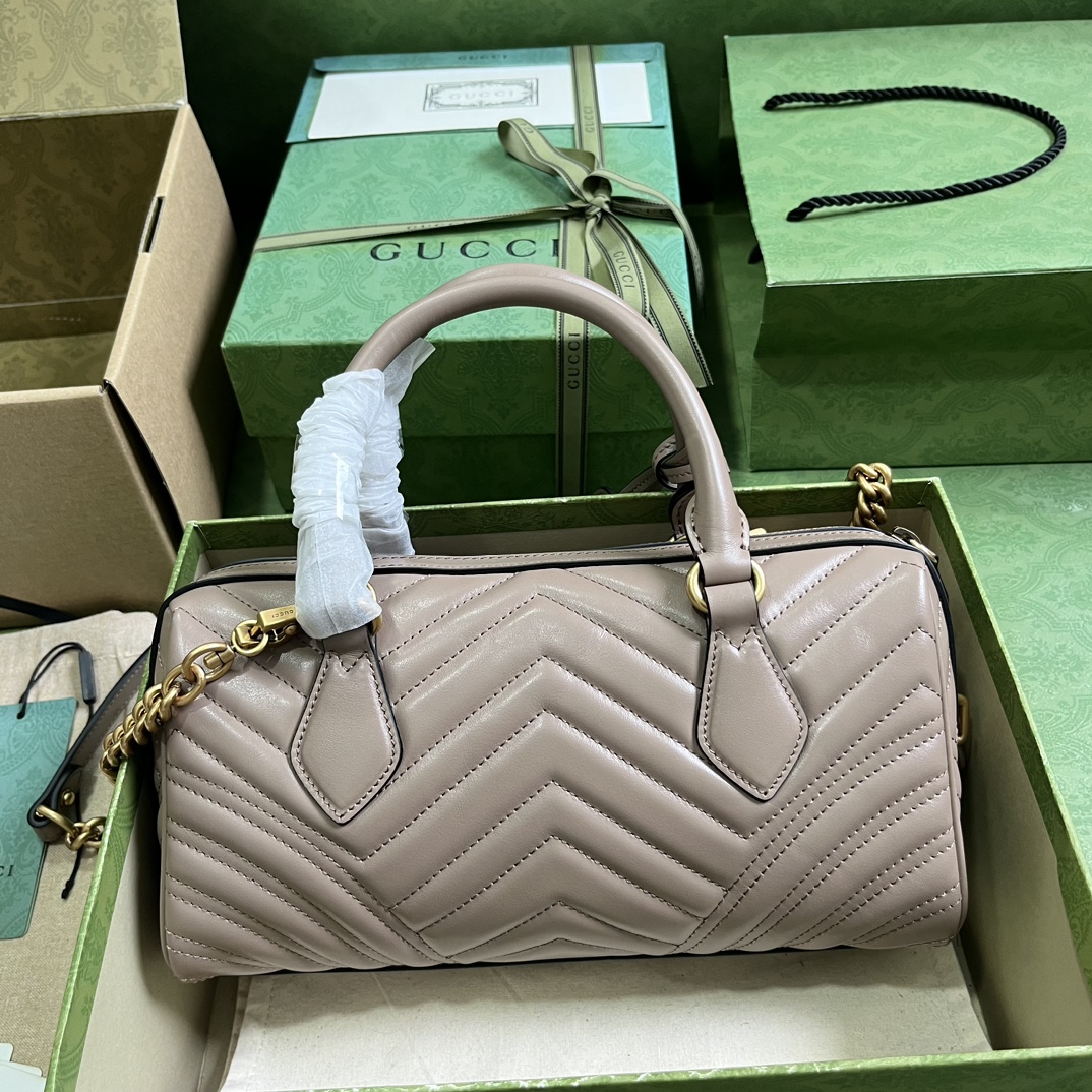 G*u*i gg marmont small top handle bag