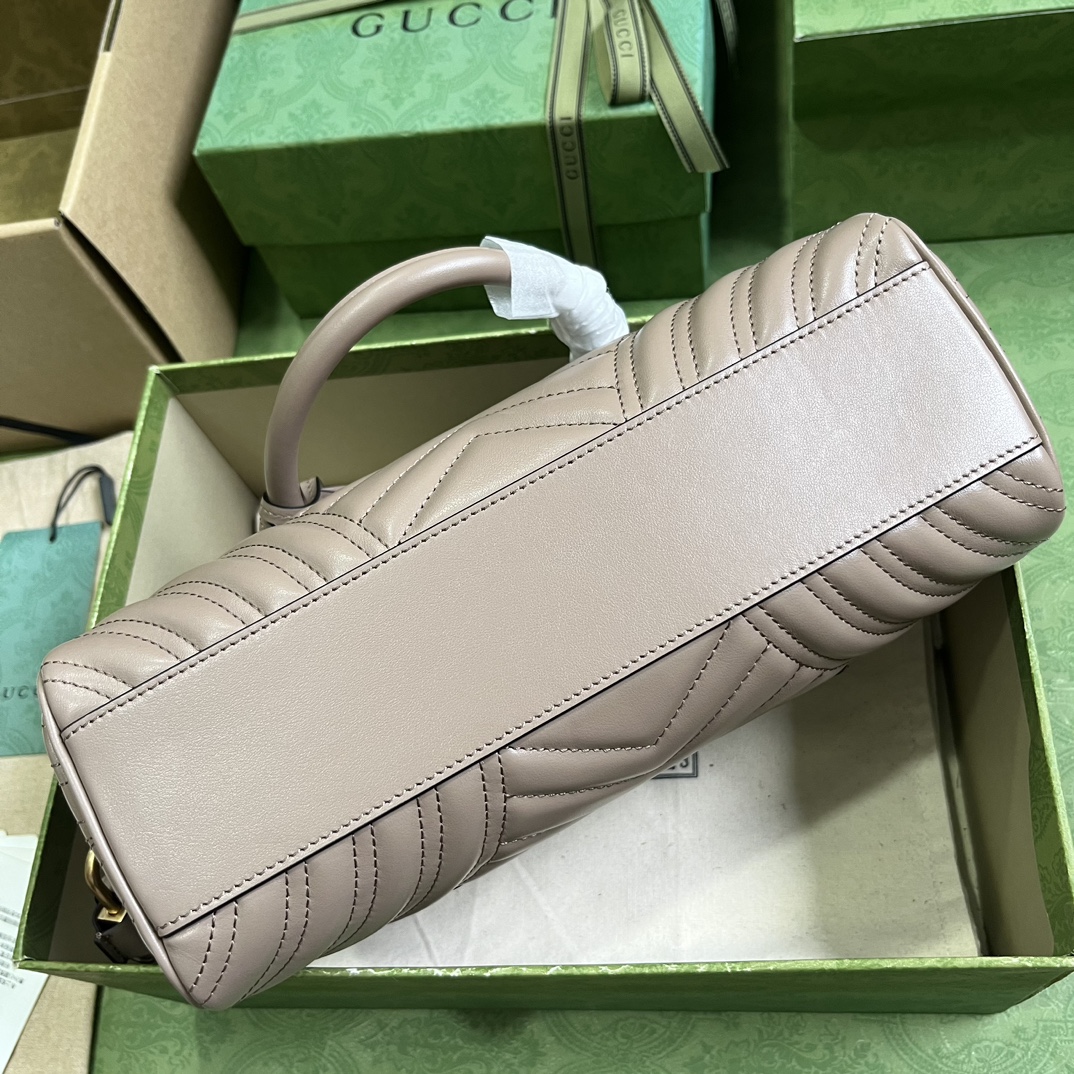 G*u*i gg marmont small top handle bag