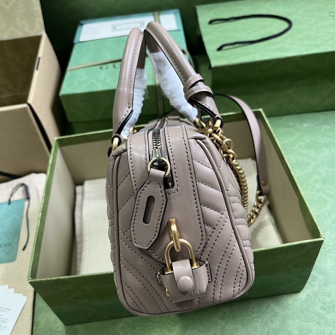 G*u*i gg marmont small top handle bag