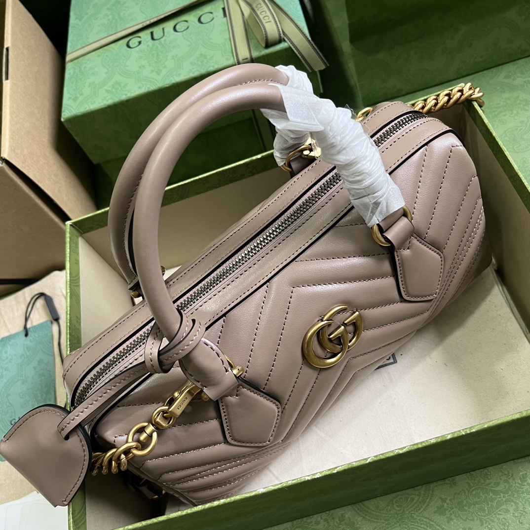 G*u*i gg marmont small top handle bag